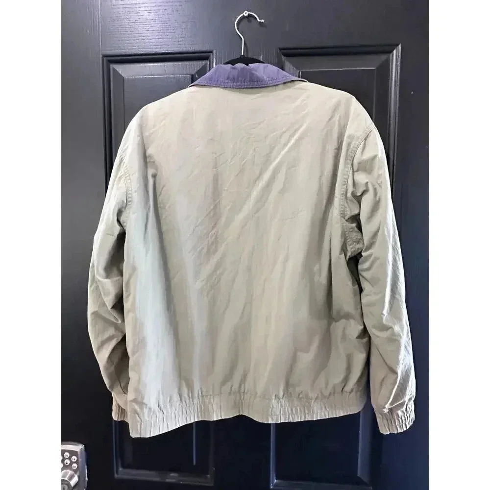 The North Face Beige Windbreaker Jacket Size Medium